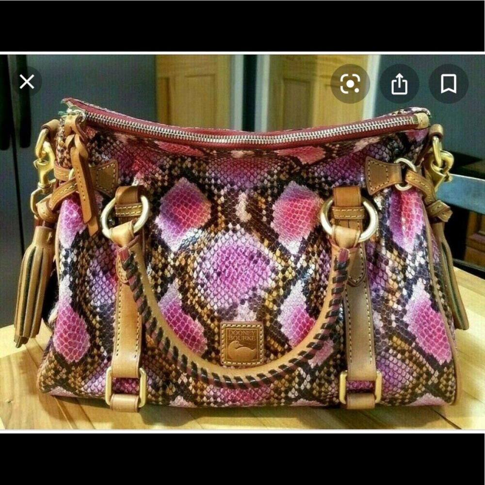 ISO Dooney Florentine Pink Python